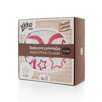 Bamboo swaddle XKKO BMB 120x120 - LE Big Red Star