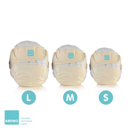 SENEO Nappy Covers for Adults - Pastel Yellow