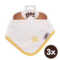 Bamboo bandana XKKO BMB - Lemon Stars 3x1ps Wholesale packing