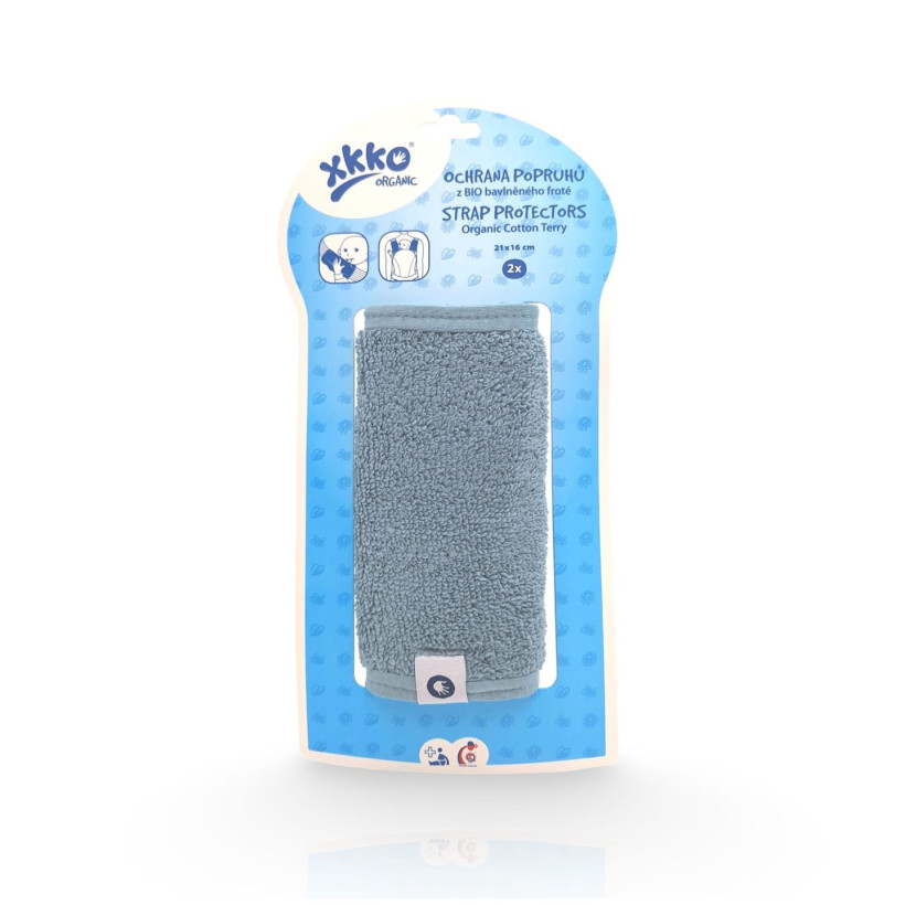 Organic cotton strap covers XKKO Organic - Mountain Spring