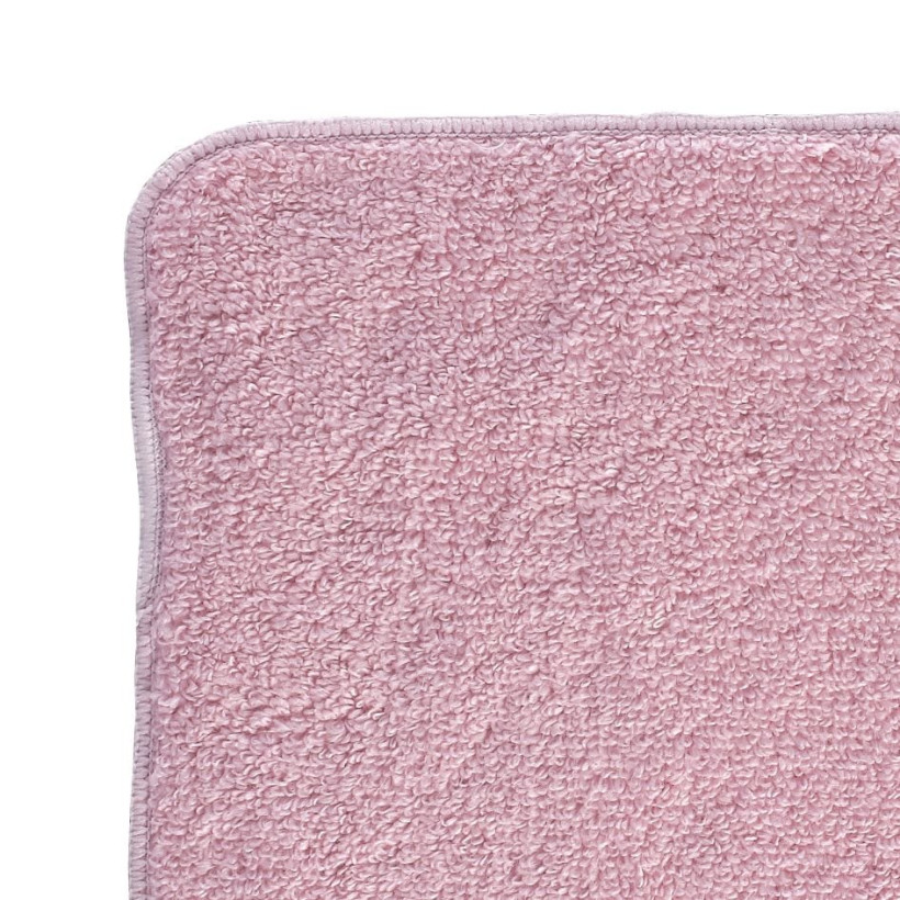 Organic cotton terry wipes XKKO Organic 21x21 - Baby Pink