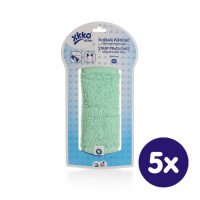 Organic cotton strap covers XKKO Organic - Mint 5x1pack. (Wholesale pack)