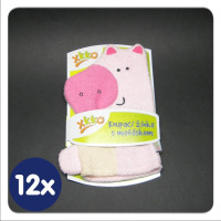 XKKO Cotton Bath Glove - Pig 12x1ps (Wholesale pack.)