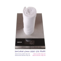 Hight Density Cotton Muslins XKKO LUX 80x80 - White 20x10ps (Wholesale pack.)