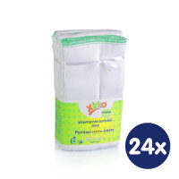 Prefolded Diapers XKKO Classic - Premium White 24x6ps (Wholesale pack.)