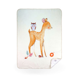 Spanish baby blanket XKKO LUX 75x100 - Deer