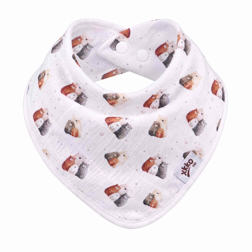 Bamboo bandana XKKO BMB Digi - Bear Family