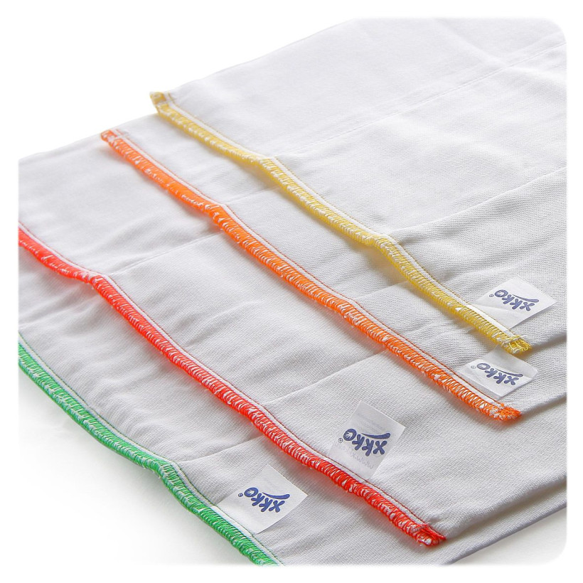 Prefolded Diapers XKKO Classic - Newborn White 24x6ps (Wholesale pack.)