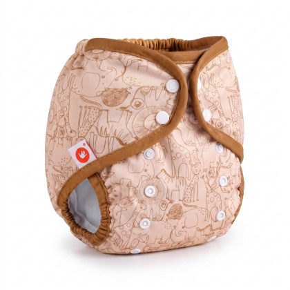 XKKO Diaper Cover One Size - Safari Honey Mustard