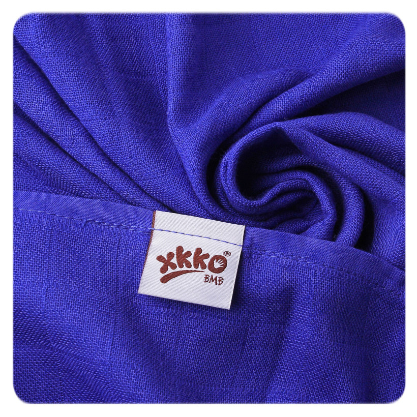 Bamboo muslins XKKO BMB 70x70 - Ocean Blue MIX 10x3pcs (Wholesale packaging)