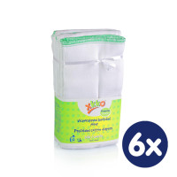 Prefolded Diapers XKKO Classic - Premium White 6x6ps (Wholesale pack.)