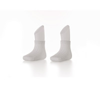 Bamboo Socks XKKO BMB - White 5x box (Wholesale package)