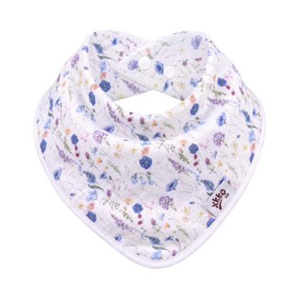 Bamboo bandana XKKO BMB Digi - Blue Wildflowers