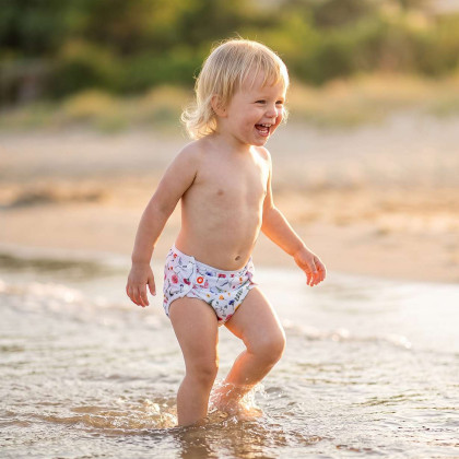 Infant swim nappy XKKO OneSize - Summer Meadow
