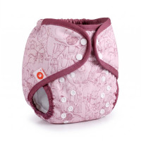 XKKO Diaper Cover One Size - Safari Mesa Rose