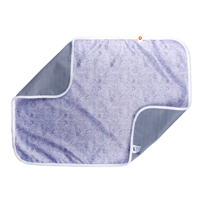 Washable Changing Pad XKKO 50x70 - Safari Lavender Aura