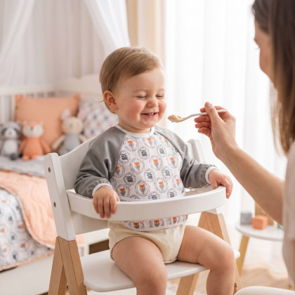 XKKO long-sleeve bib - Fox&Raccoon