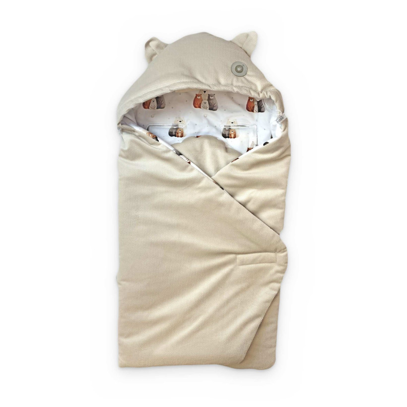 Car Seat Wrap XKKO LUX - Bear Family