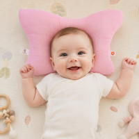 XKKO BMB Bamboo Muslin Pillow - Baby Pink