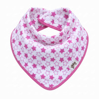 Bamboo bandana XKKO BMB - Little Stars Magenta 3x1ps Wholesale packing