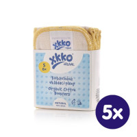 XKKO Organic Twill Booster - Natural Size S 5x6ps (Wholesale pack.)