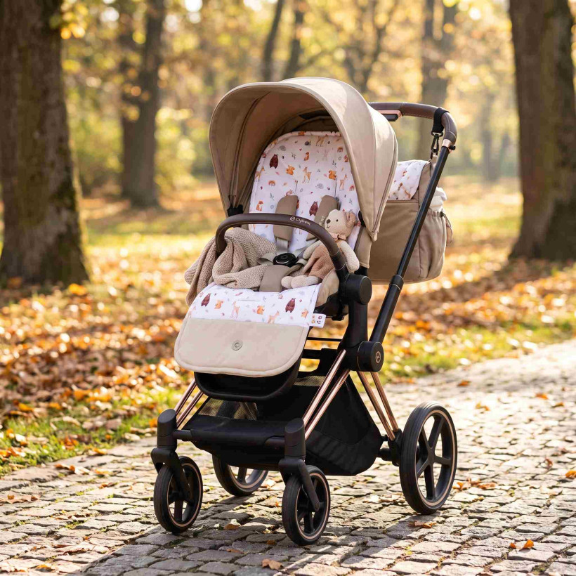 Stroller Seat Liner XKKO LUX - Wild Forest