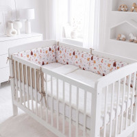 Crib Liner 180cm XKKO LUX - Wild Forest