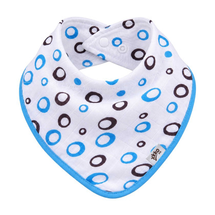 Bamboo bandana XKKO BMB - Cyan Bubbles