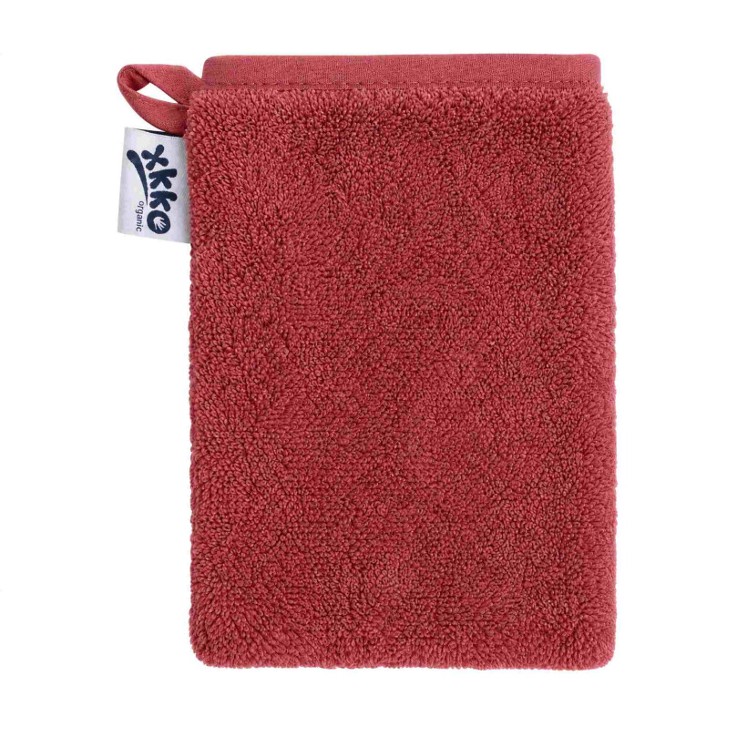 Organic cotton Terry Bath Glove XKKO Organic - Mesa Rose