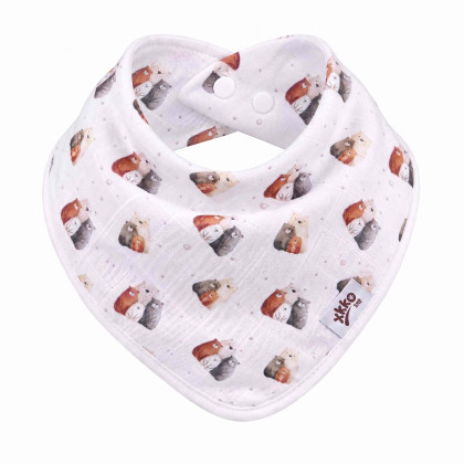 Bamboo bandana XKKO BMB Digi - Bear Family