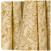 Bamboo muslin towel XKKO BMB 90x100 - Safari Honey Mustard