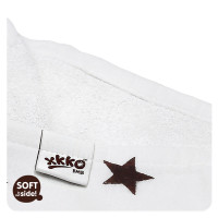 Bamboo blanket XKKO BMB 130x70 - Natural Brown Stars