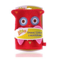 XKKO Cotton Bath Glove - Owl 12x1ps (Wholesale pack.)