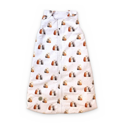 Multifunctional 2-in-1 Children's Sleeping Bag XKKO LUX - Bear Family