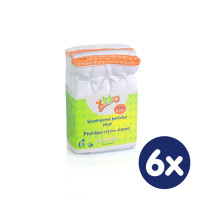 Prefolded Diapers XKKO Classic - Infant White 6x6ps (Wholesale pack.)