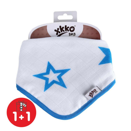 Bamboo bandana XKKO BMB - Cyan Stars