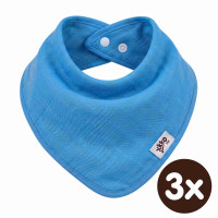 Bamboo bandana XKKO BMB - Cyan 3x1ps Wholesale packing
