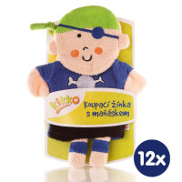 XKKO Cotton Bath Glove - Little Pirate 12x1ps (Wholesale pack.)