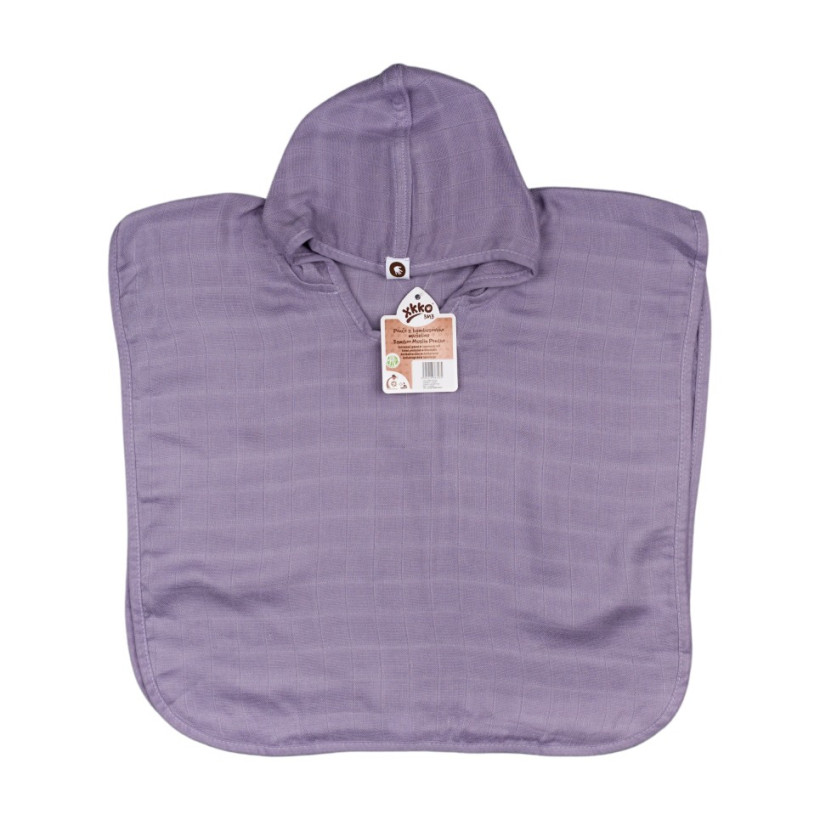 Bamboo Muslin Poncho XKKO BMB Colours - Lavender Aura Size 2 5x1ps (Wholesale pack.)