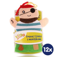 XKKO Cotton Bath Glove - Pirate 12x1ps (Wholesale pack.)