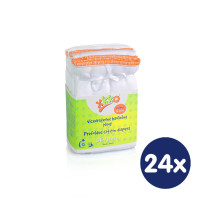 Prefolded Diapers XKKO Classic - Infant White 24x6ps (Wholesale pack.)